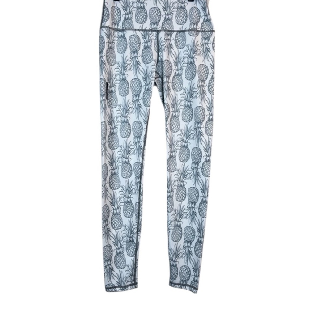 Love Fitness Pineapplee Legging Full Length White Size Small - Picture 2 of 5